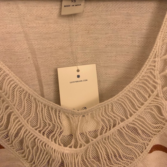 Lucky Brand Linen Striped Tank - Picture 2 of 4